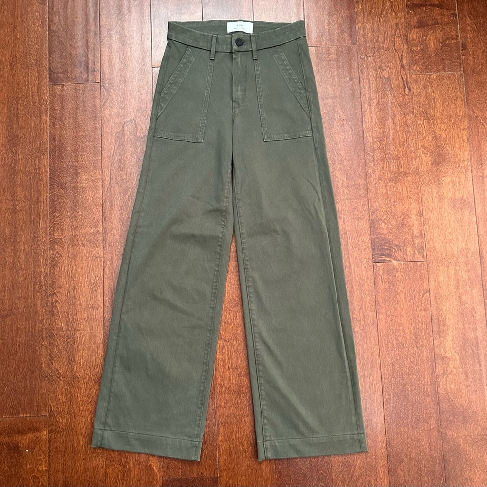 Elims Wide Leg Olive Green Pants